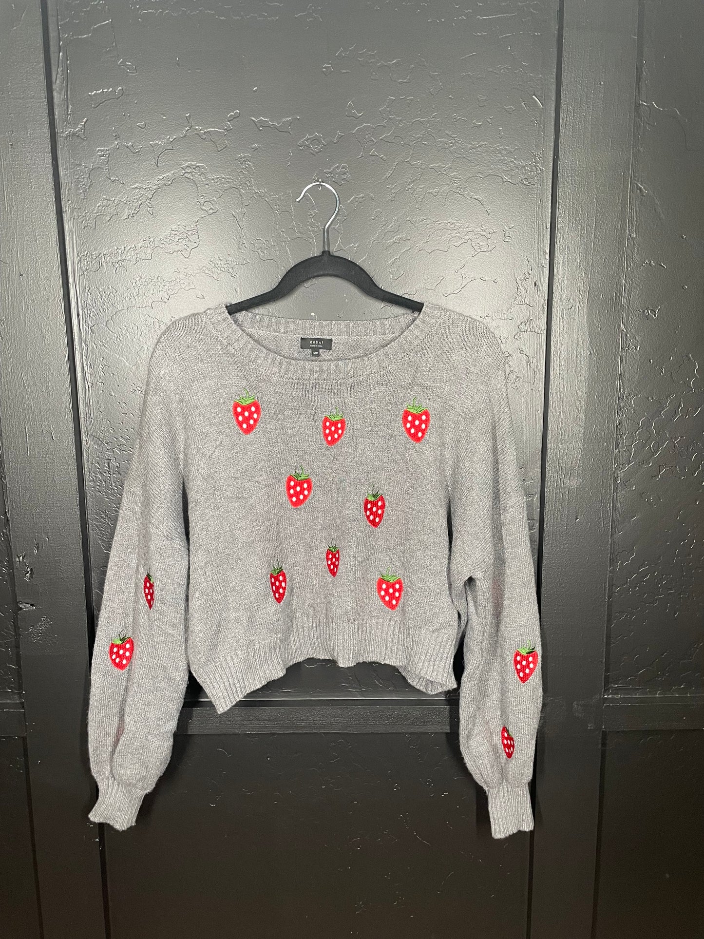 Strawberry Knit Sweater