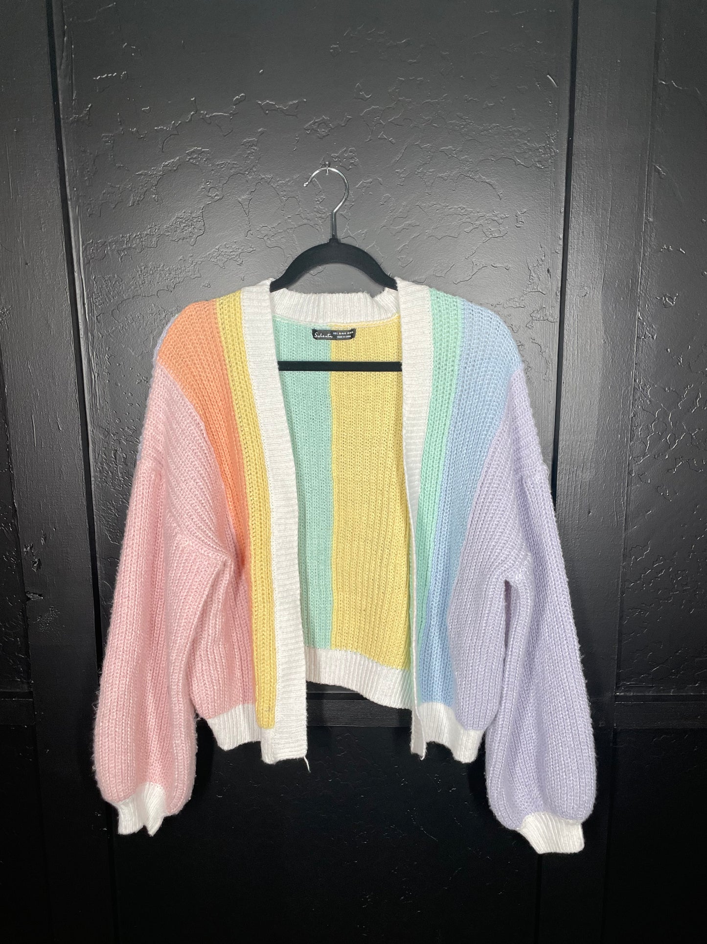Rainbow Knit Sweater