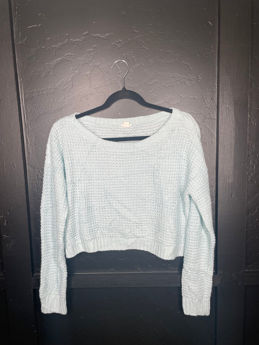 Light Blue Knitted Sweater