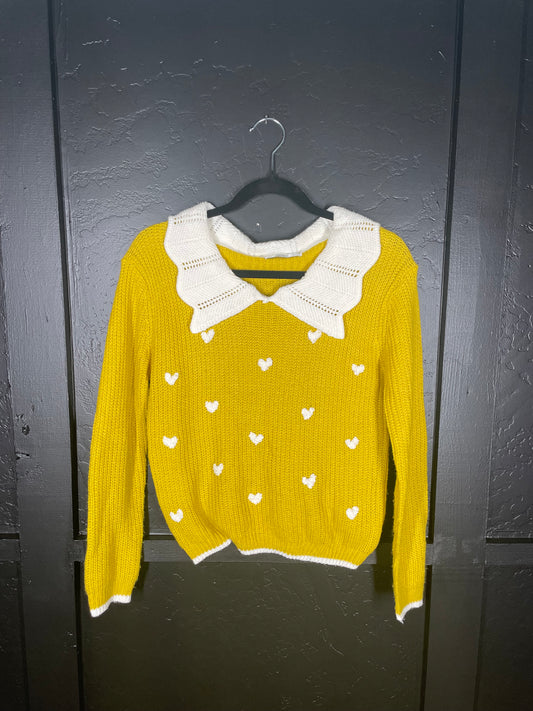 Yellow Collared Sweater