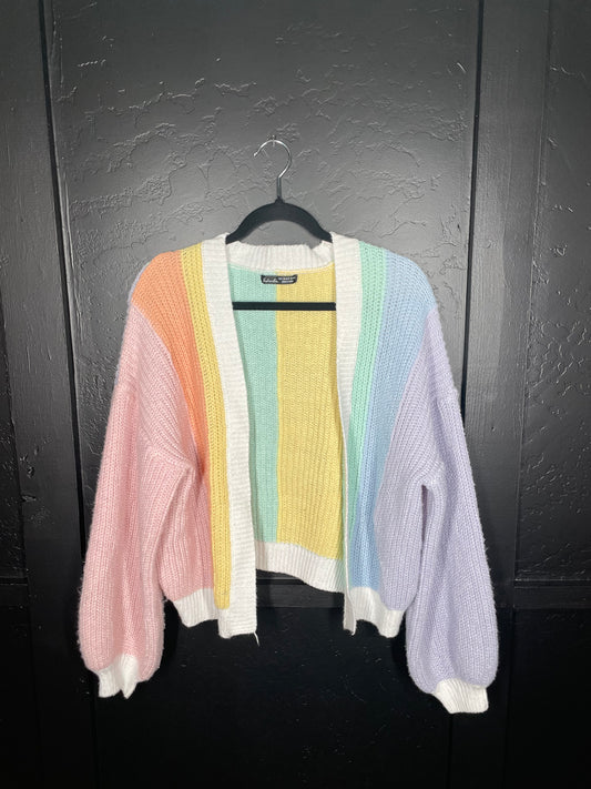 Rainbow Knit Sweater