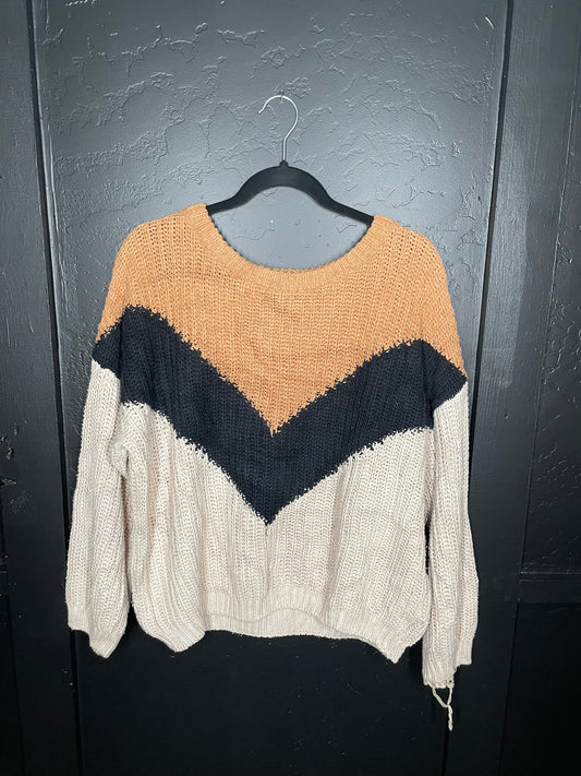 Knitted Striped Sweater