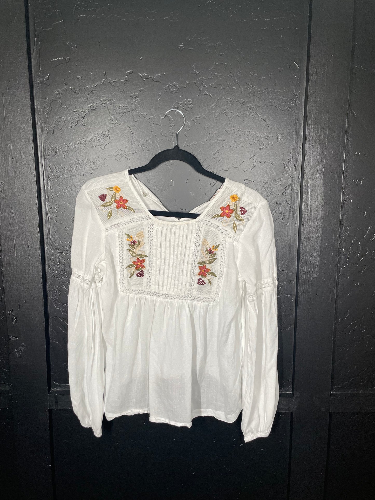 White Boho Blouse