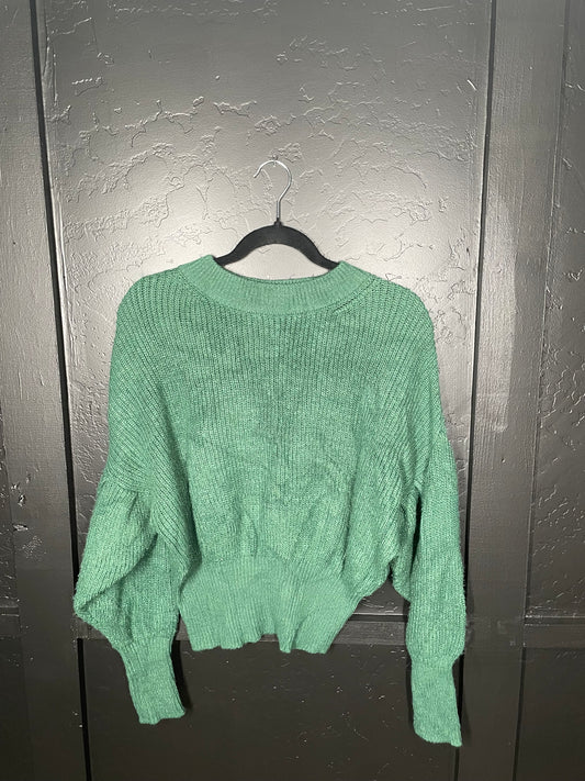 Green Knit Sweater