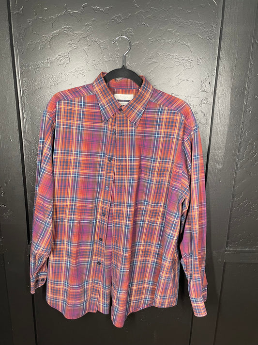 Mens Long Sleeve Button Up