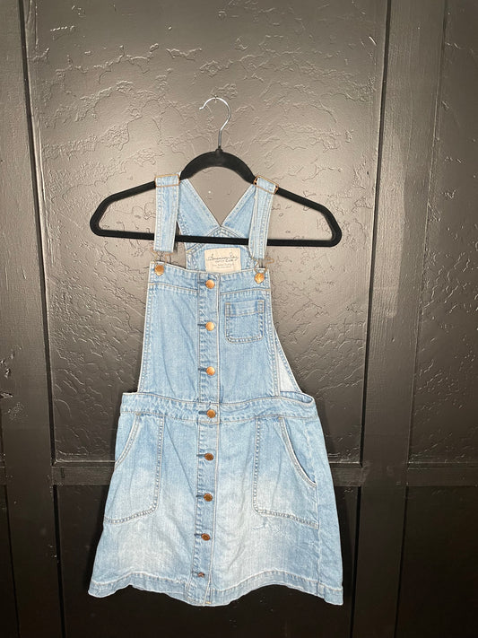 Denim Overall Dress