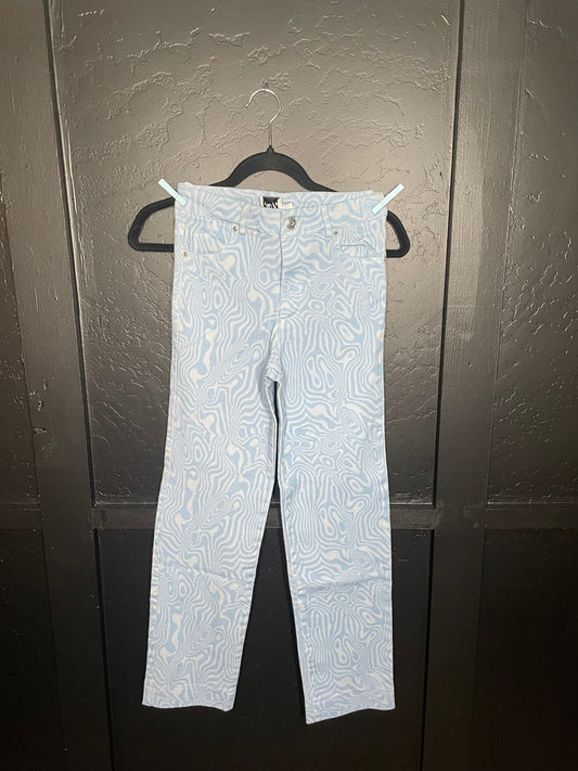 Girls Funprint Denim Jeans