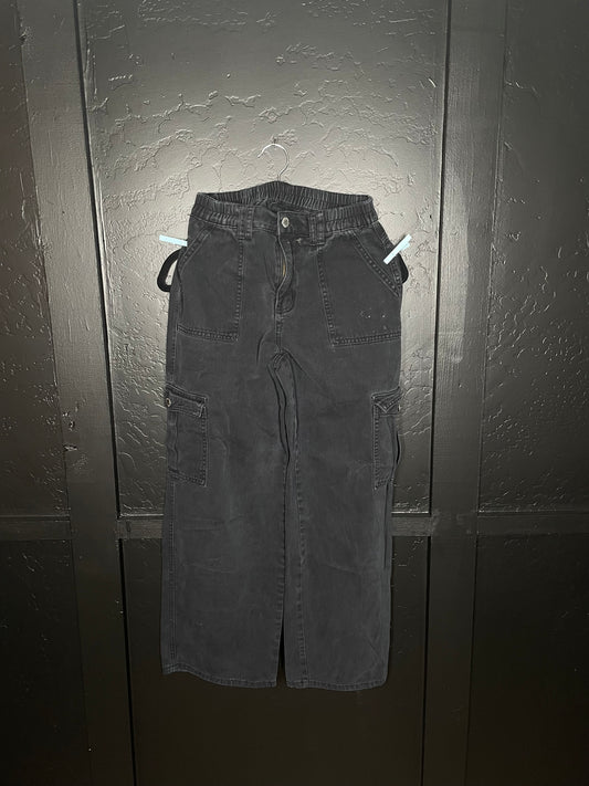 Black Denim Cargos