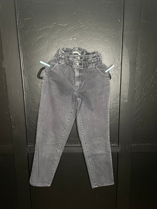 High Rise Denim Cargos