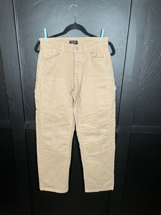 Brown Cargo Work Pants